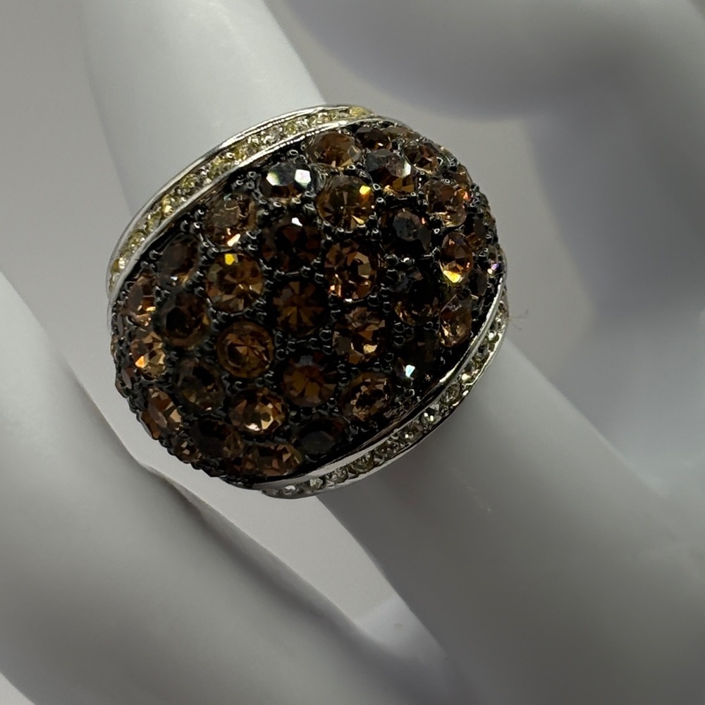 Park Lane TRUFFLES Brown gemstone ring size 5.5 - Picture 5 of 5